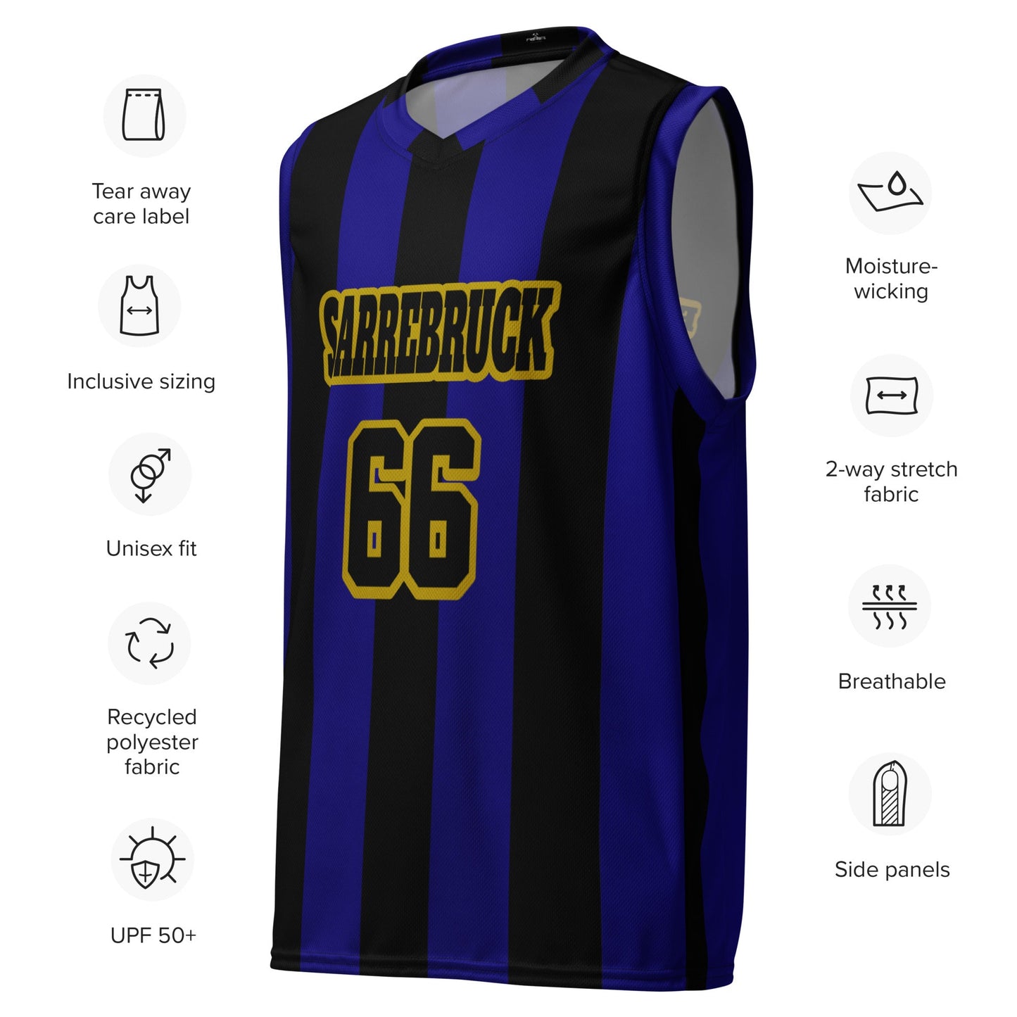 FDLS Basketball Trikot - "66" - FRÈRES DE LA SARRETrikot