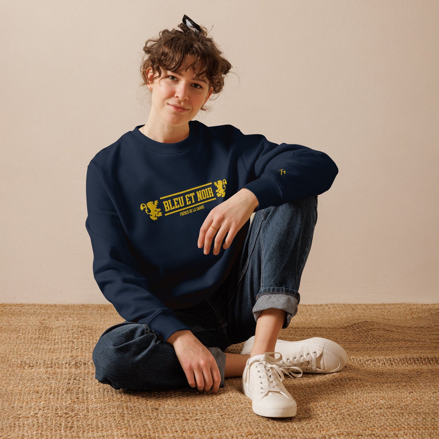 FDLS gestickter Sweater - "Bleu et Noir" - FRÈRES DE LA SARRESweater