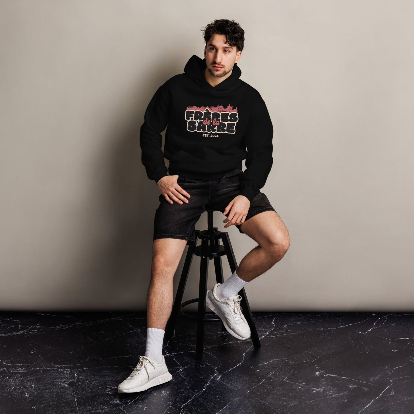 FDLS Hoodie - "Skyline" - FRÈRES DE LA SARREHoodieSchwarz