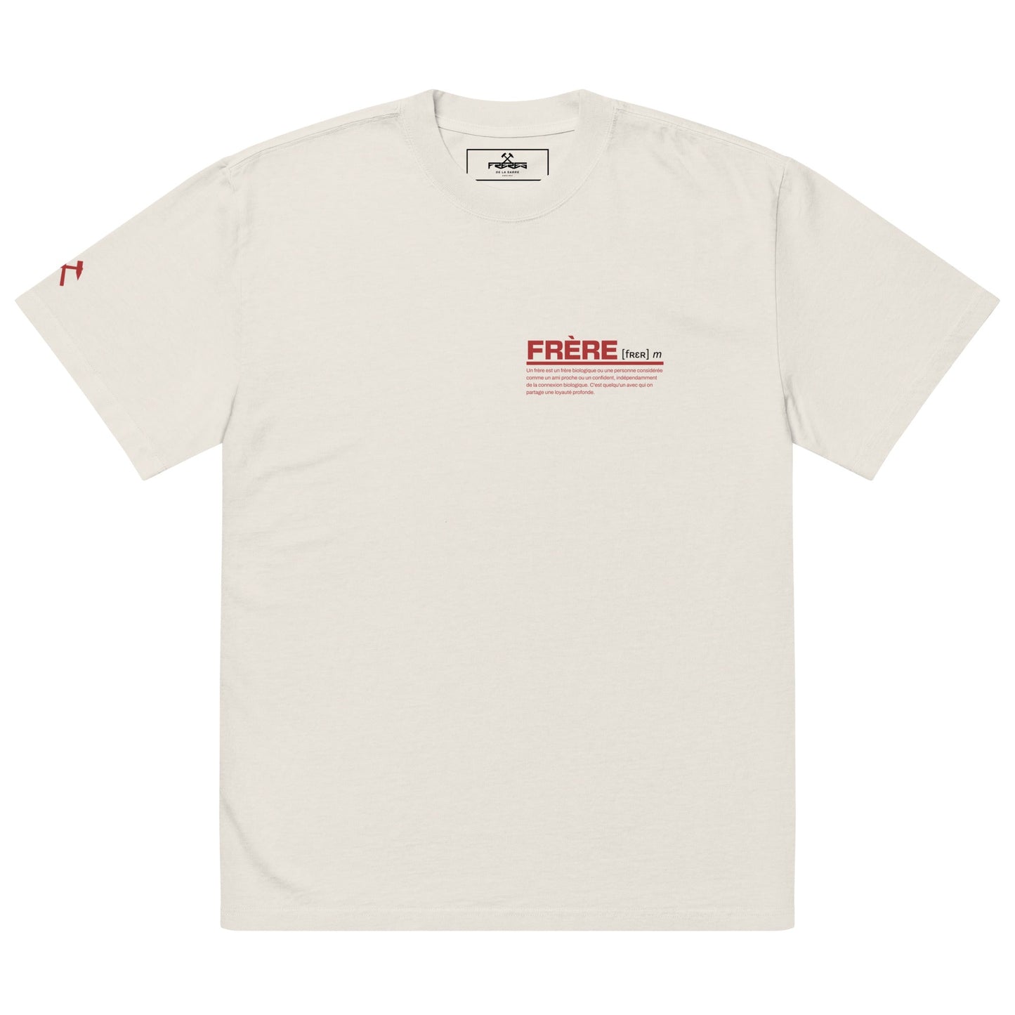 FDLS Oversized Shirt - "Frère" - FRÈRES DE LA SARRET - ShirtWeiß