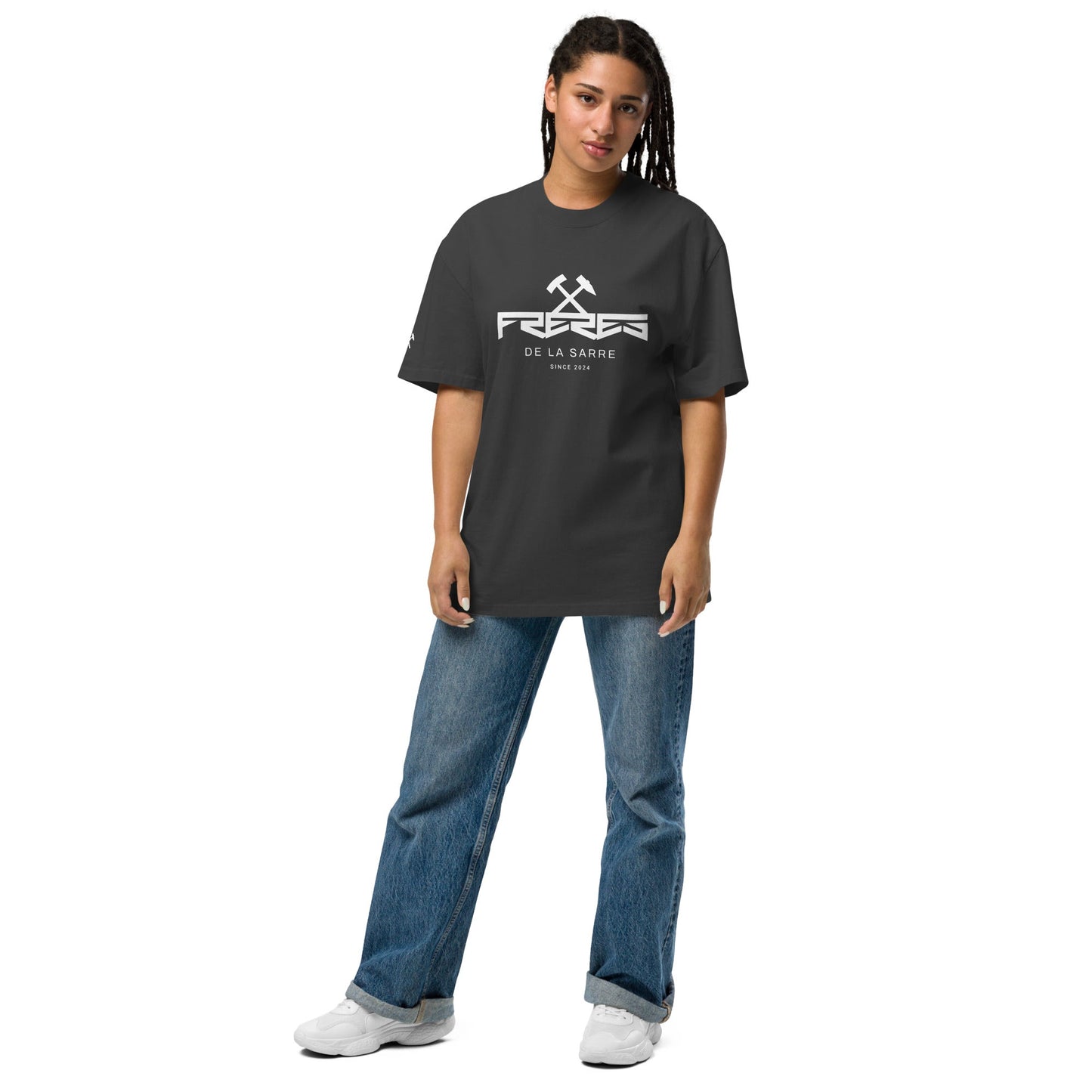 FDLS Oversized Shirt - "Logo" - FRÈRES DE LA SARRET - ShirtSchwarz