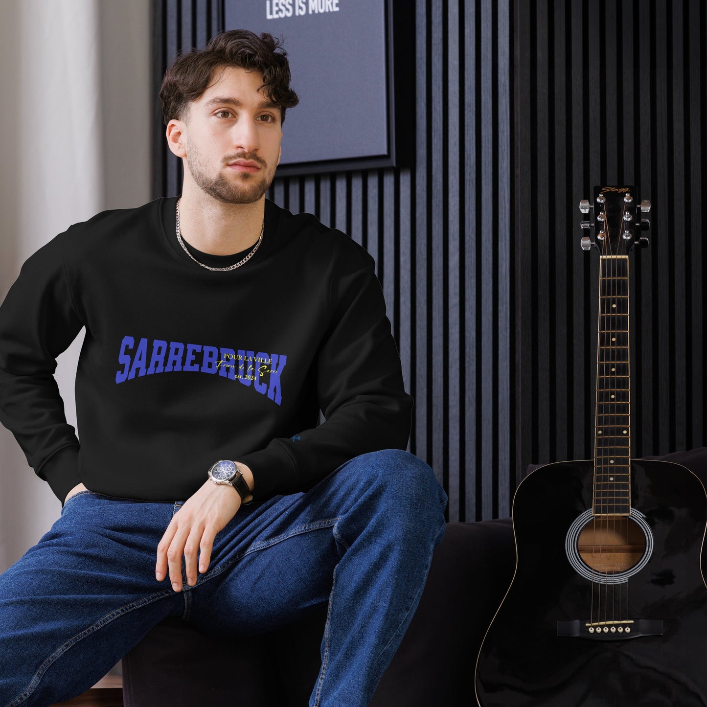 FDLS Sweater - "Bleu et Noir Casuals" - FRÈRES DE LA SARRESweater