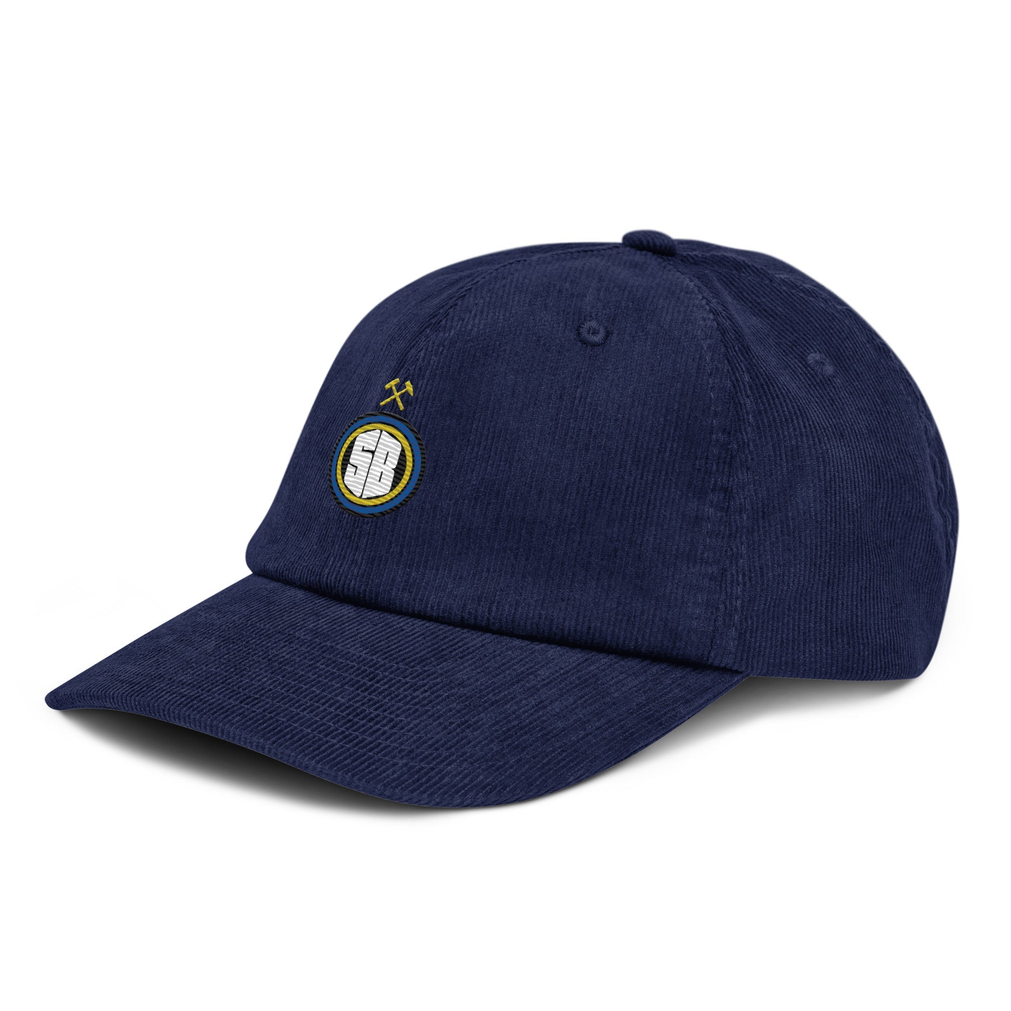 FDLS Cord Cap - Bleu et noir Badge - FRÈRES DE LA SARRECap