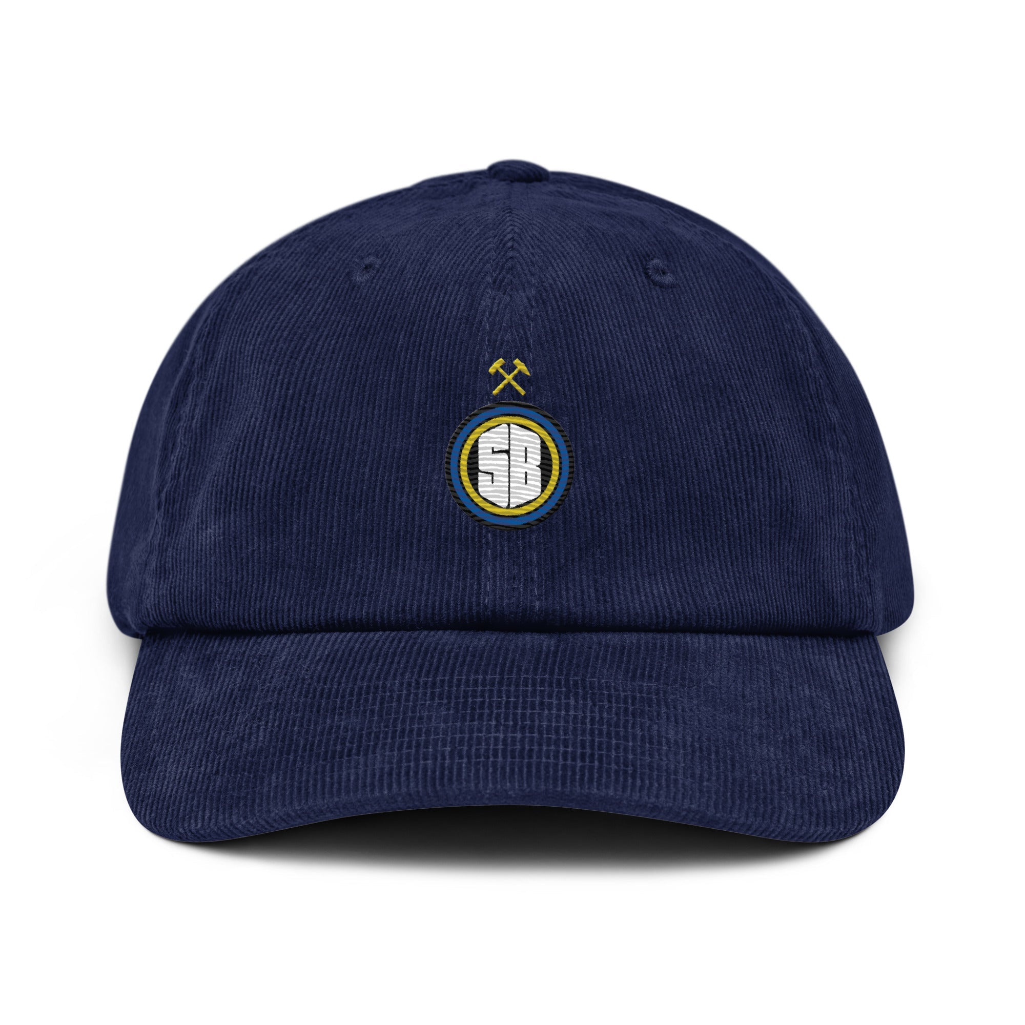 FDLS Cord Cap - Bleu et noir Badge - FRÈRES DE LA SARRECap