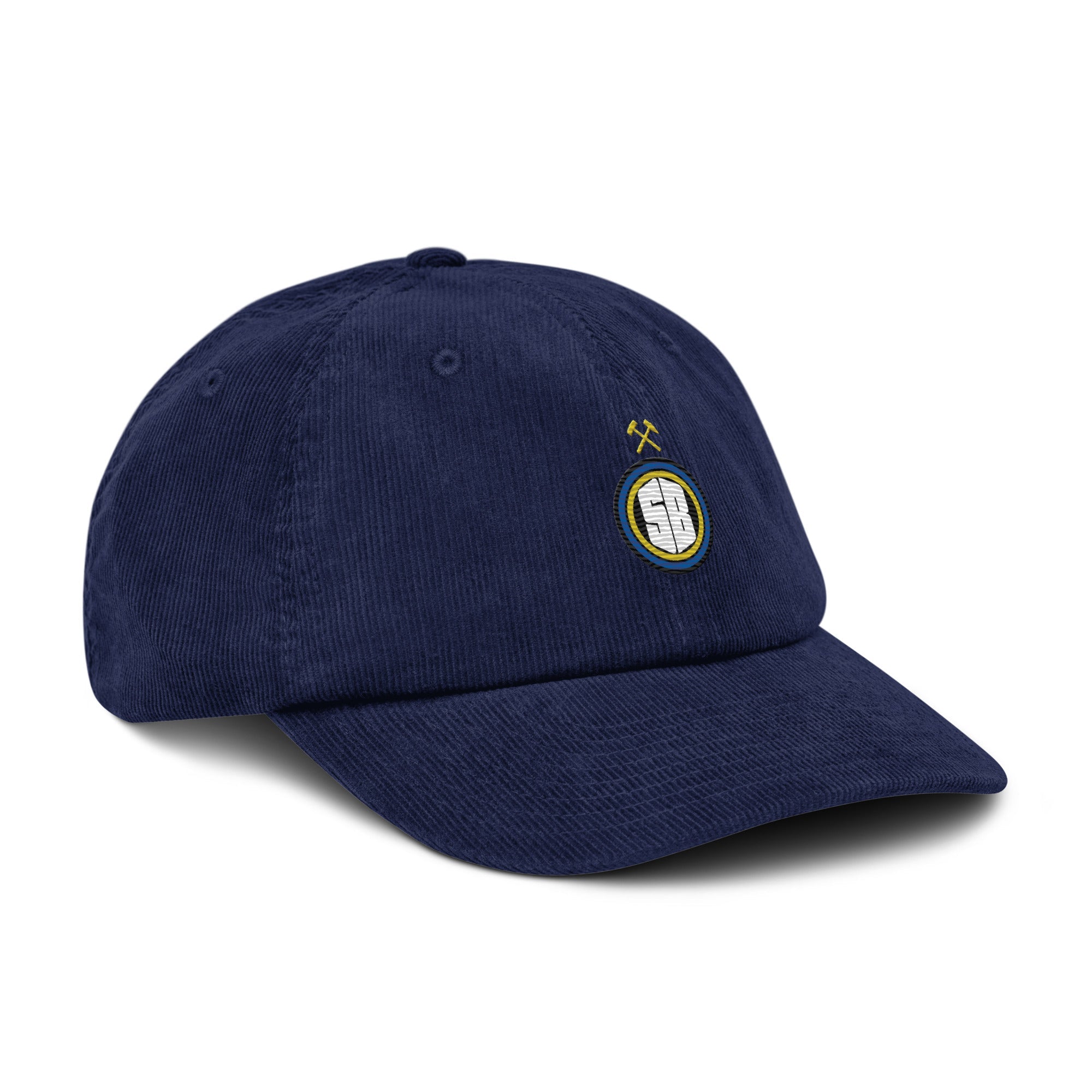 FDLS Cord Cap - Bleu et noir Badge - FRÈRES DE LA SARRECap