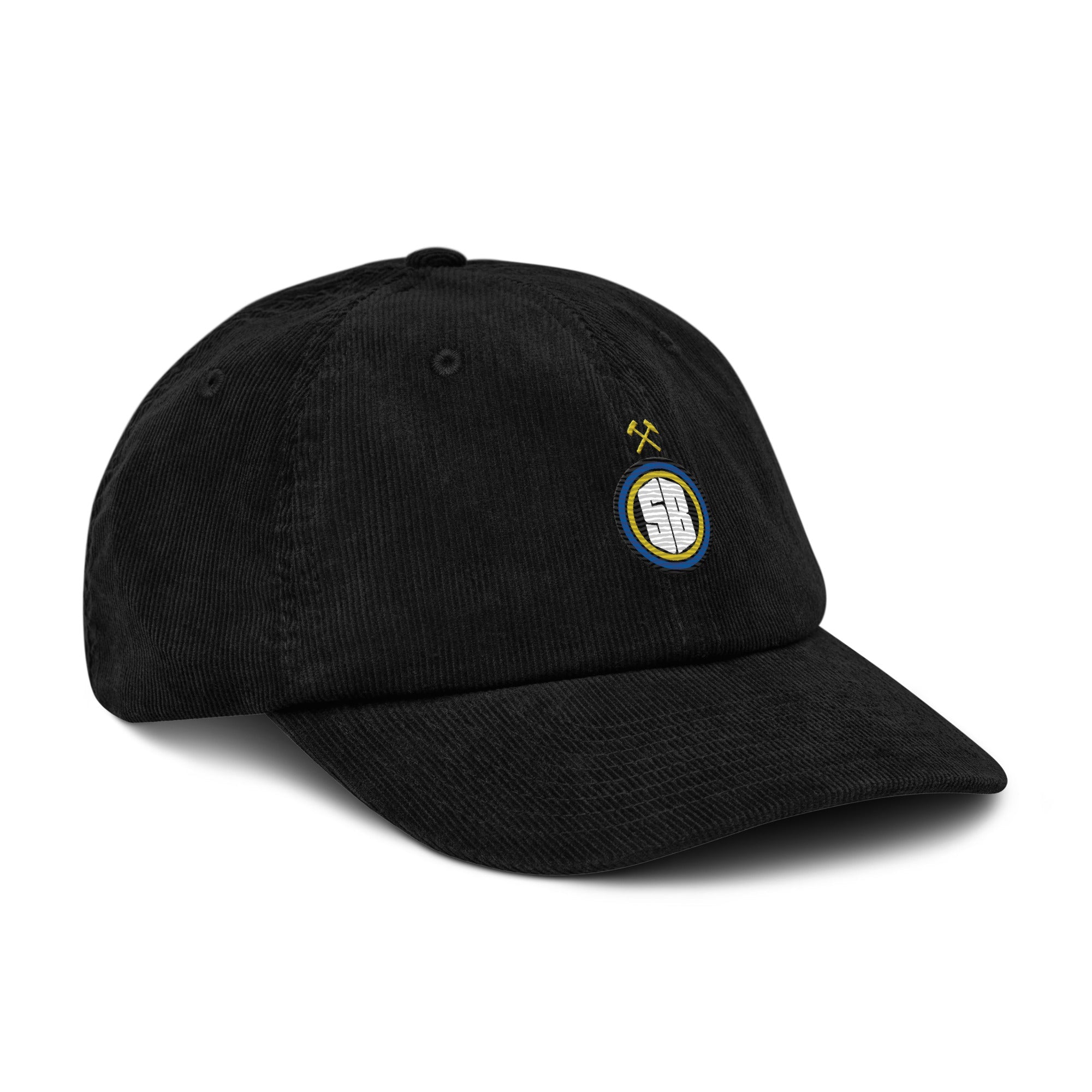 FDLS Cord Cap - Bleu et noir Badge - FRÈRES DE LA SARRECap