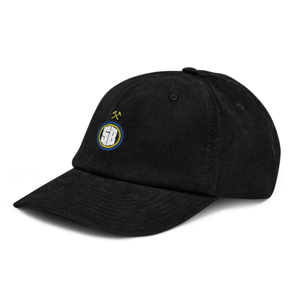 FDLS Cord Cap - Bleu et noir Badge - FRÈRES DE LA SARRECap