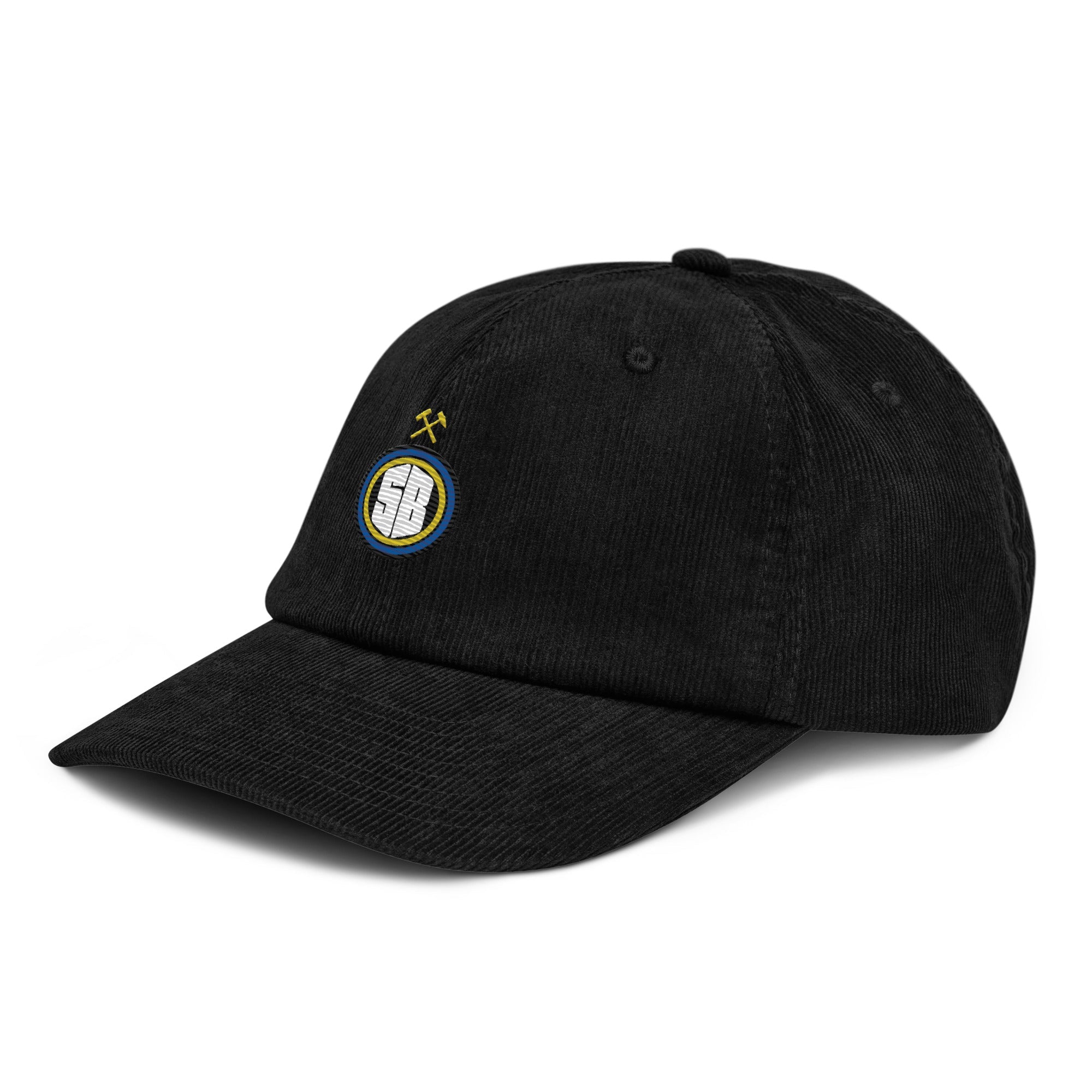 FDLS Cord Cap - Bleu et noir Badge - FRÈRES DE LA SARRECap