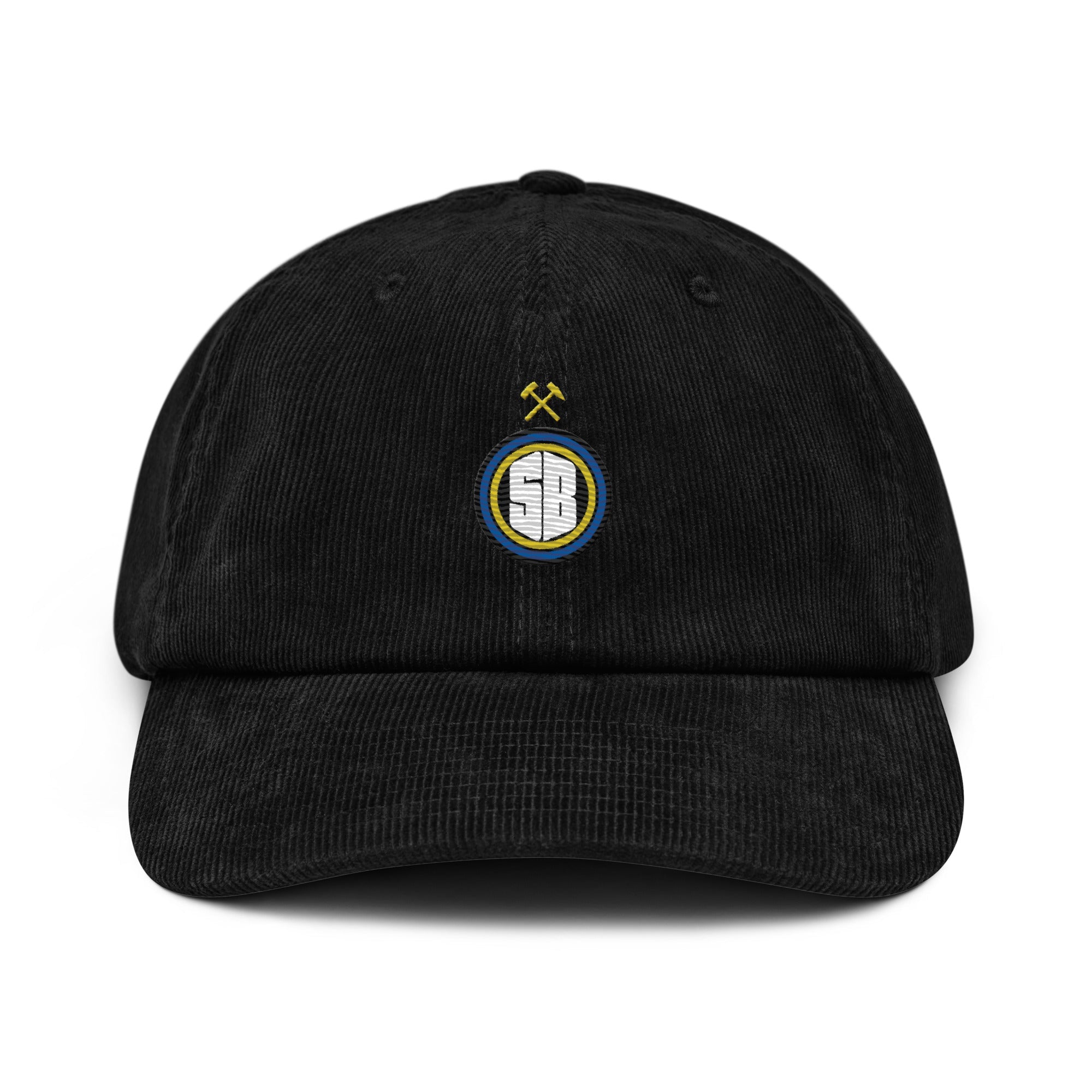 FDLS Cord Cap - Bleu et noir Badge - FRÈRES DE LA SARRECap