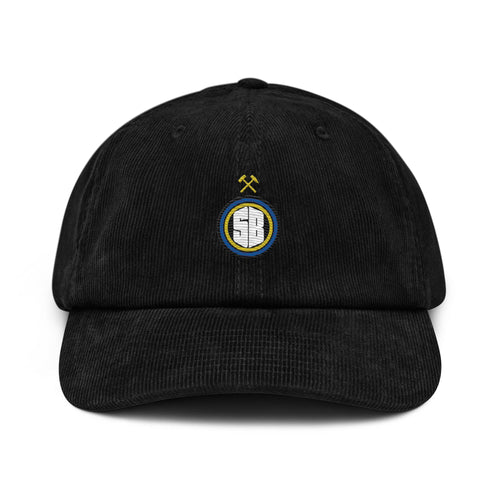 FDLS Cord Cap - Bleu et noir Badge - FRÈRES DE LA SARRECap