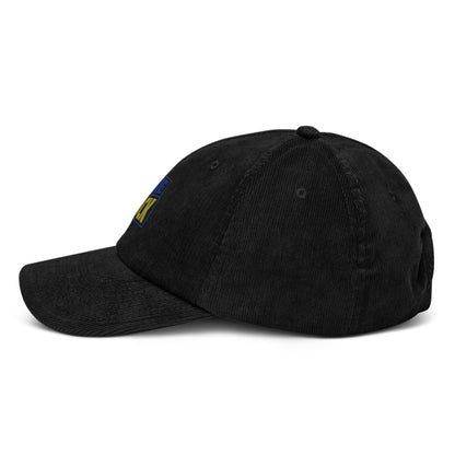 FDLS Cord Cap - "Bleu et Noir Skyline" - FRÈRES DE LA SARRECap