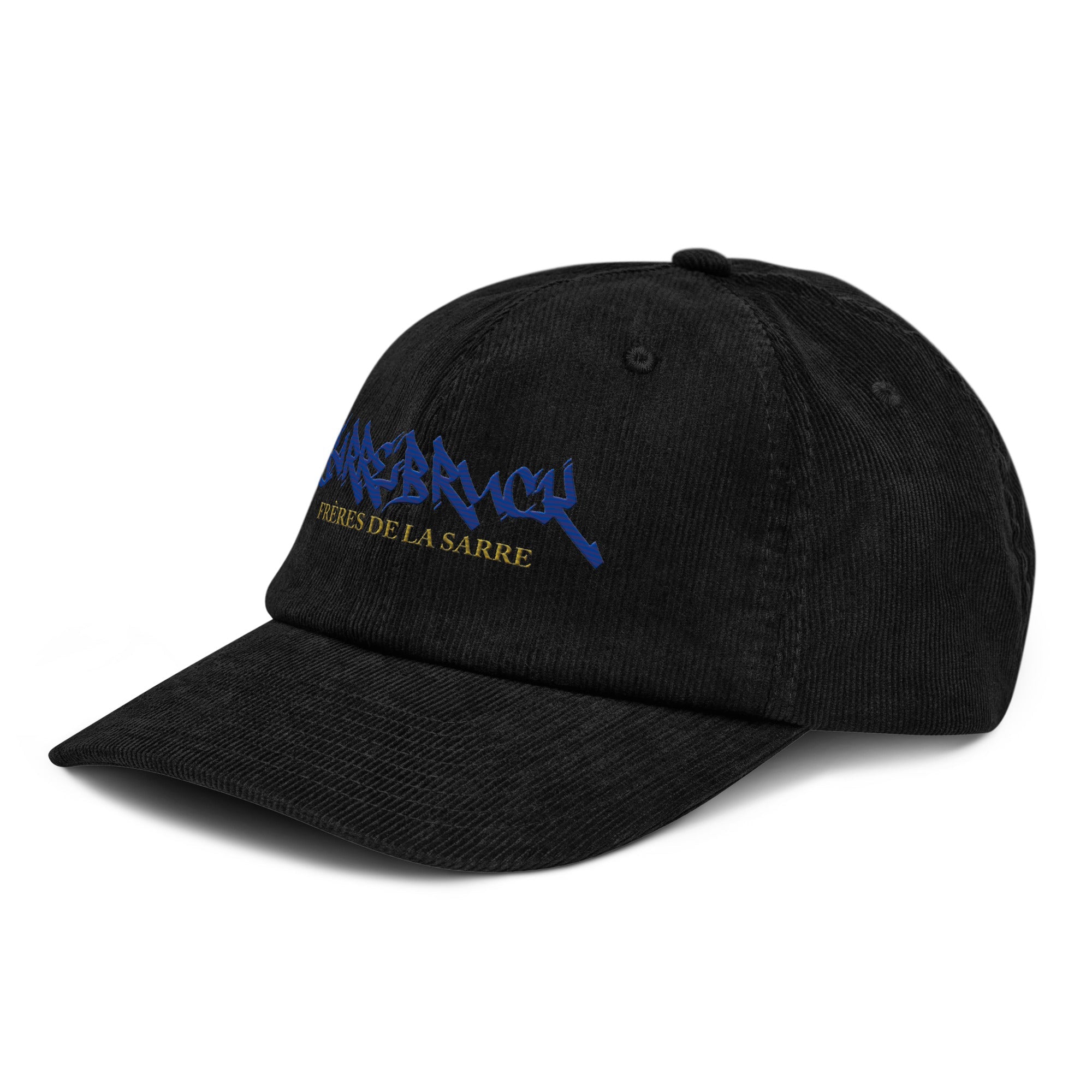 FDLS Cord Cap - "Bleu et Noir Streetart" - FRÈRES DE LA SARRECap