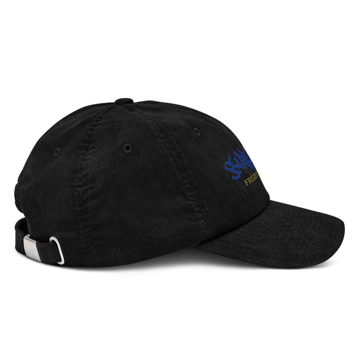 FDLS Cord Cap - "Bleu et Noir Streetart" - FRÈRES DE LA SARRECap