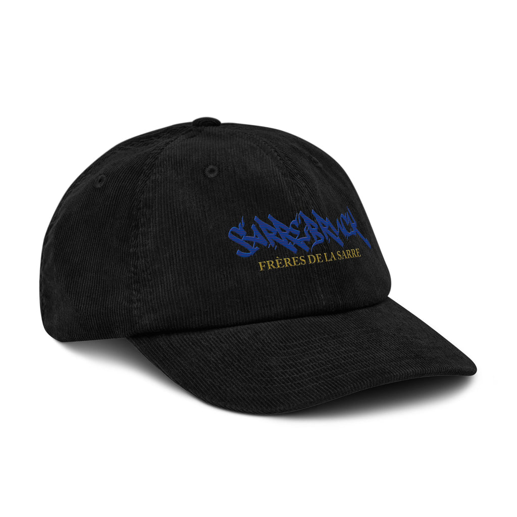 FDLS Cord Cap - "Bleu et Noir Streetart" - FRÈRES DE LA SARRECap