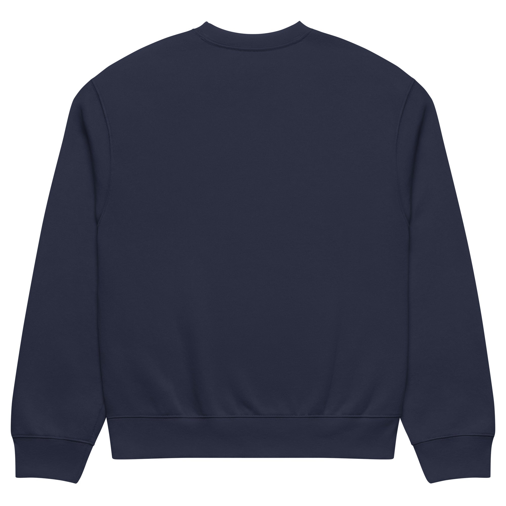 FDLS gestickter Oversize Sweater - Bleu et noir navy - FRÈRES DE LA SARRE