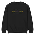 FDLS gestickter Oversize Sweater - Bleu et noir schwarz - FRÈRES DE LA SARRE
