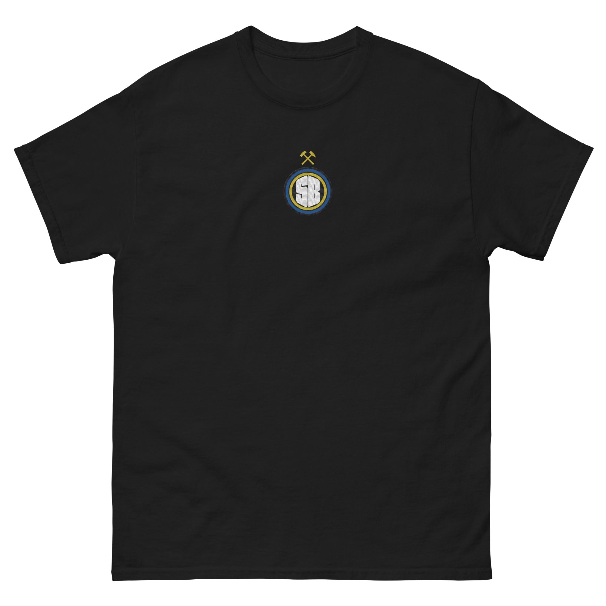 FDLS gesticktes Shirt - Bleu et noir Badge - FRÈRES DE LA SARRET-ShirtS