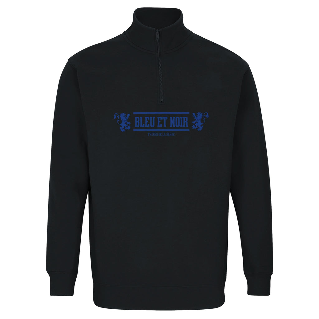 FDLS Half Zip - "Bleu et Noir" - FRÈRES DE LA SARREHalf Zip