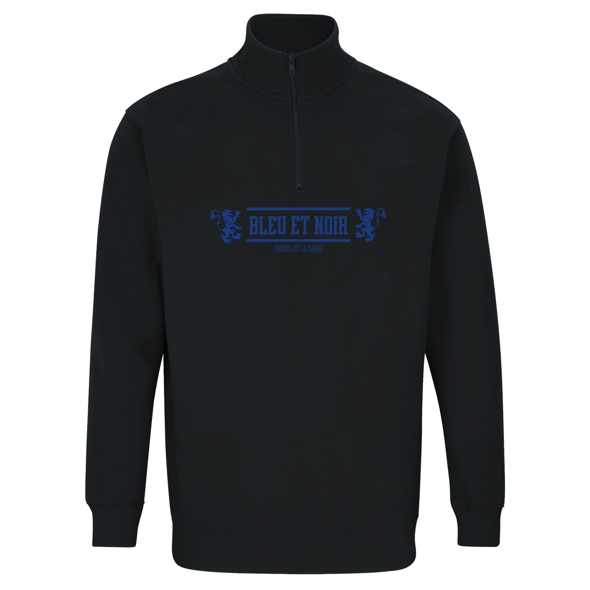 FDLS Half Zip - "Bleu et Noir" - FRÈRES DE LA SARREHalf Zip