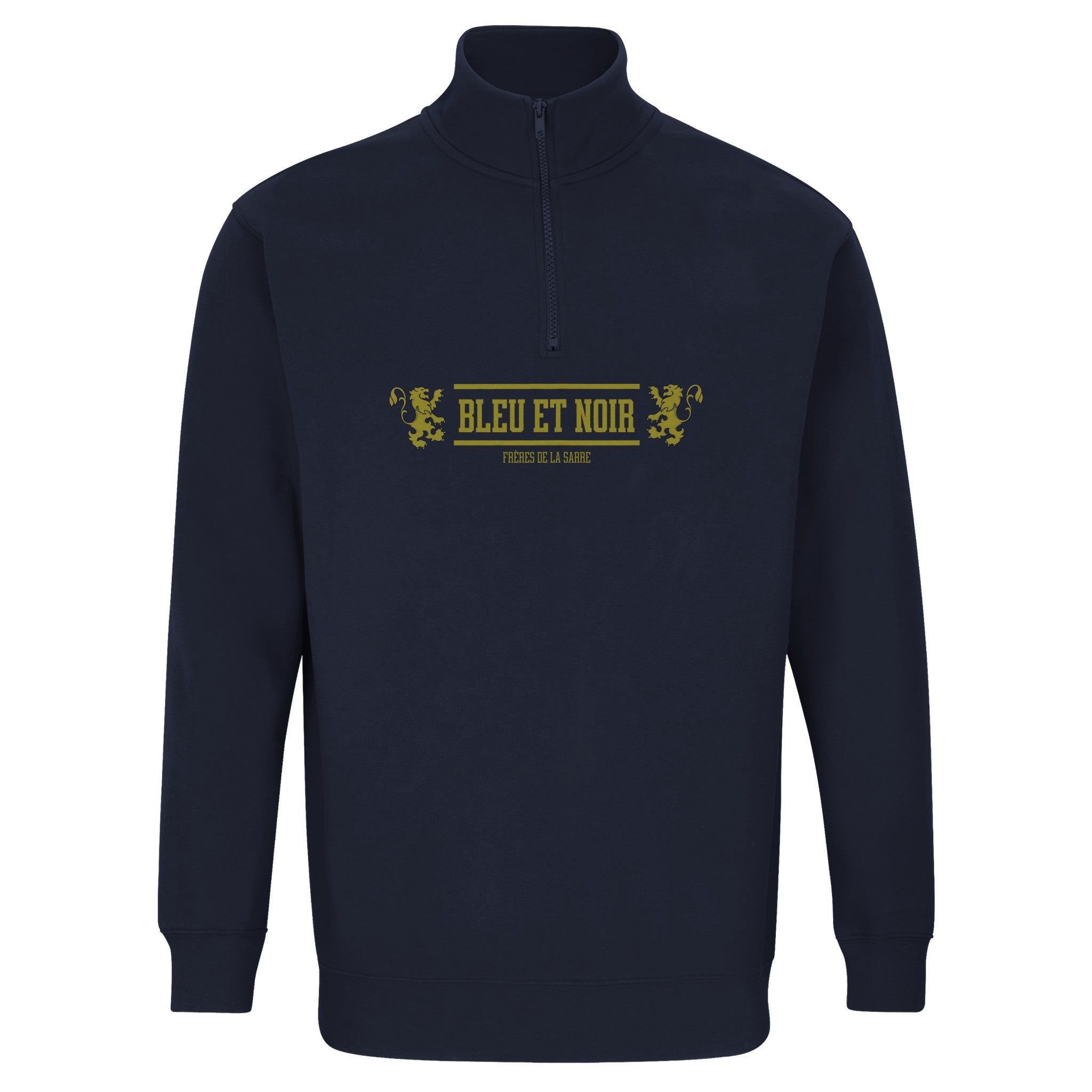 FDLS Half Zip - "Bleu et Noir" - FRÈRES DE LA SARREHalf Zip