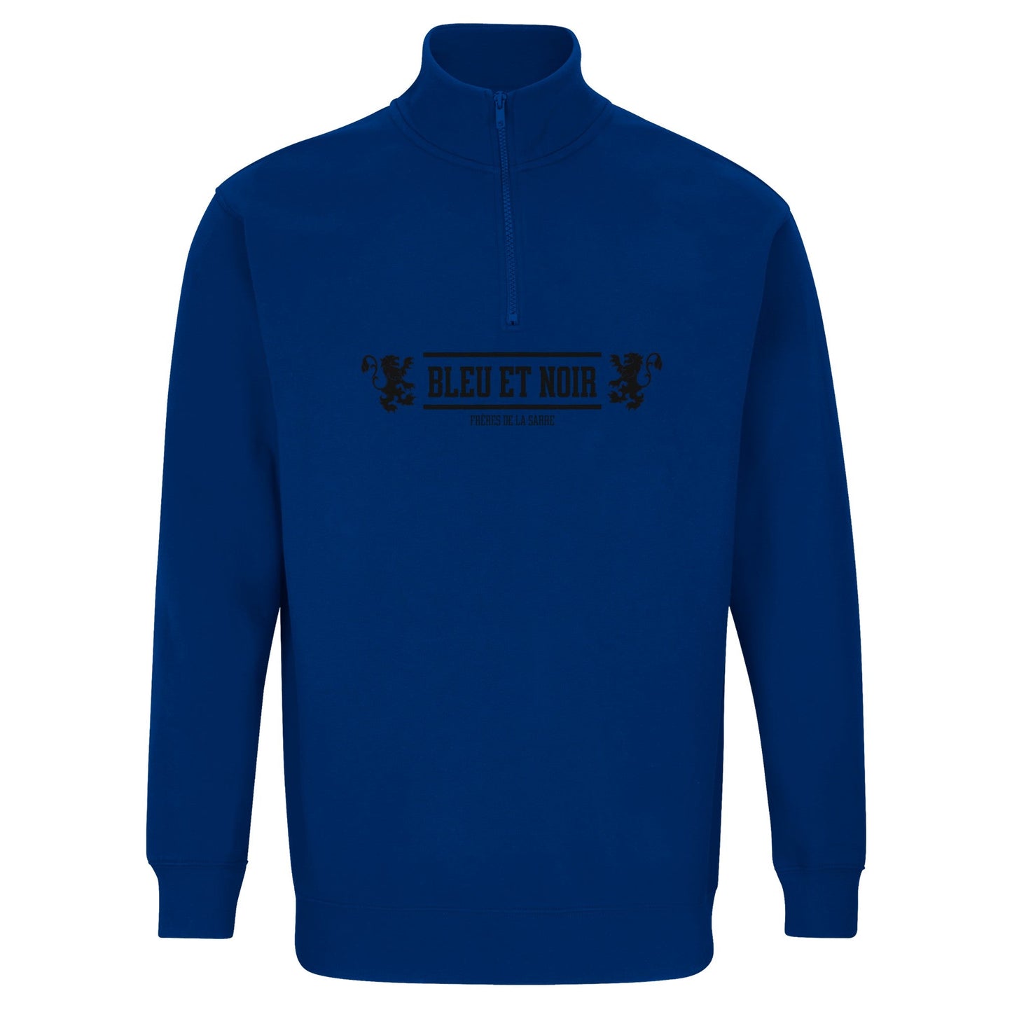 FDLS Half Zip - "Bleu et Noir" - FRÈRES DE LA SARREPrint Material