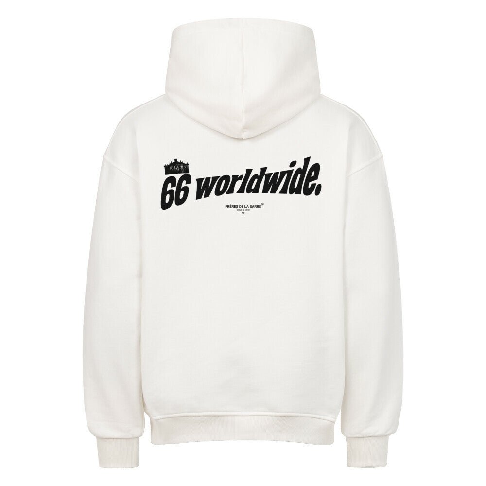 FDLS Hoodie - "66 worldwide" - FRÈRES DE LA SARREHoodieWeiß