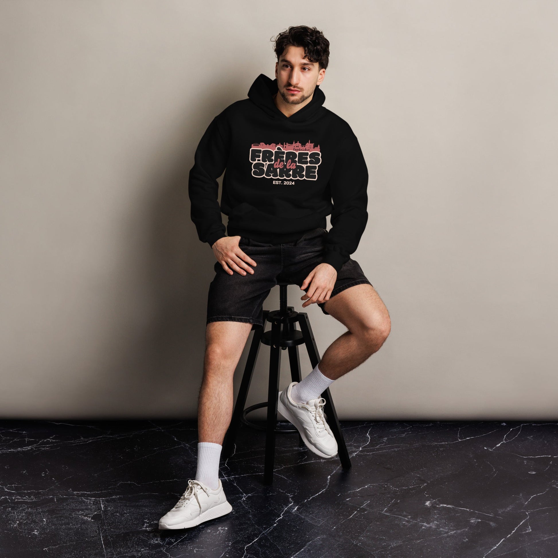 FDLS Hoodie - "Skyline" - FRÈRES DE LA SARREHoodieSchwarz