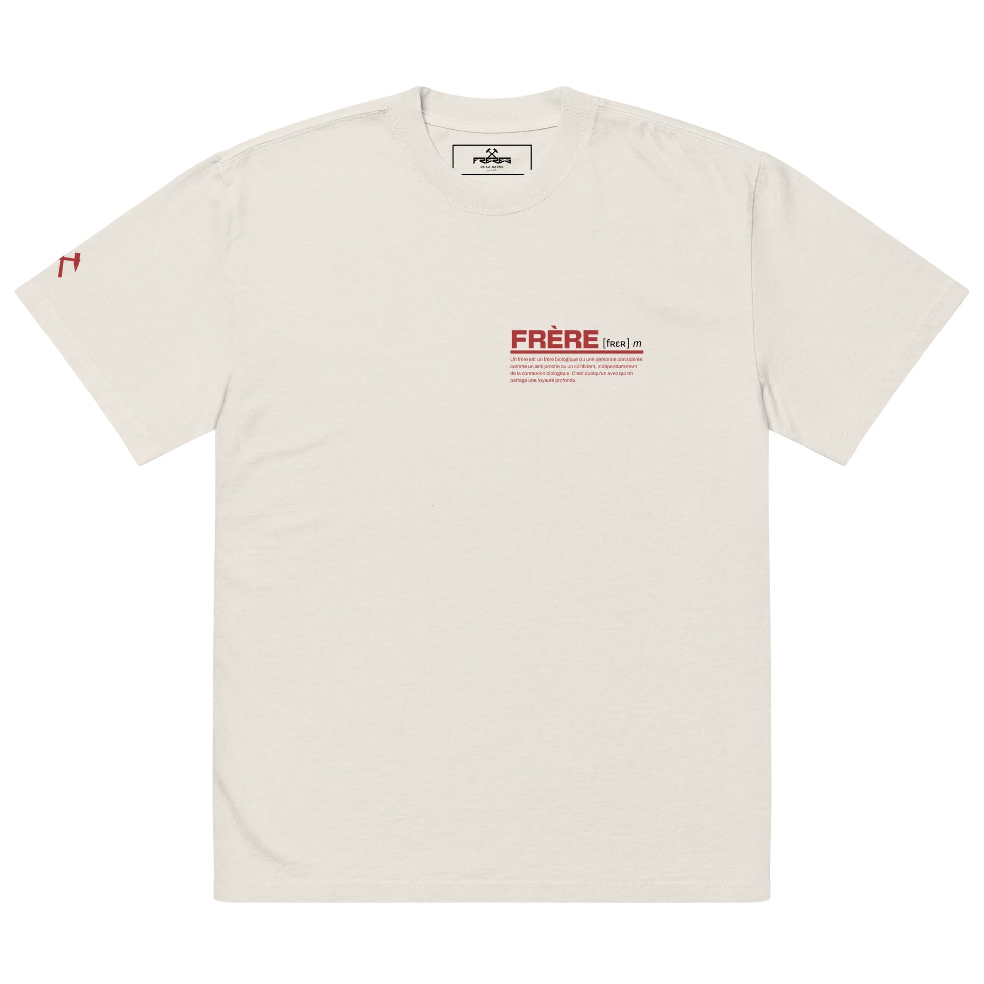 FDLS Oversized Shirt - "Frère" - FRÈRES DE LA SARRET - ShirtWeiß