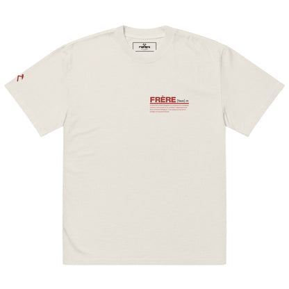 FDLS Oversized Shirt - "Frère" - FRÈRES DE LA SARRET - ShirtWeiß