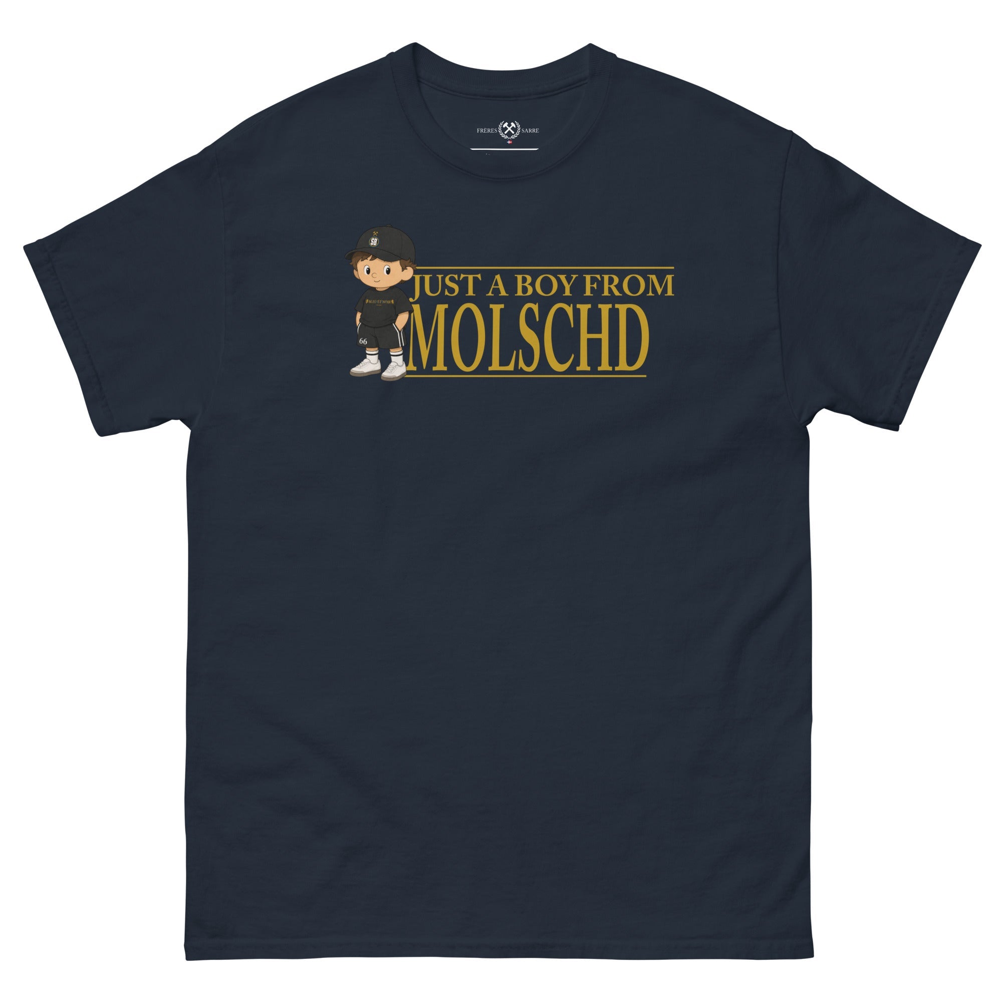 FDLS Shirt - Just a Boy from Molschd navy - FRÈRES DE LA SARRET-Shirt