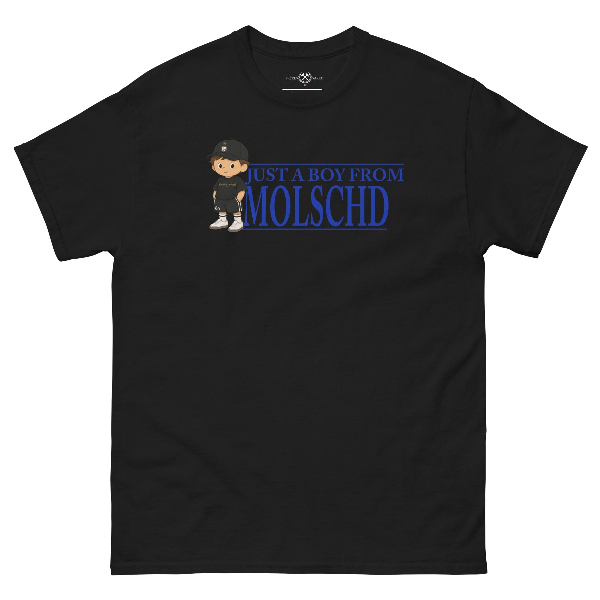 FDLS Shirt - Just a Boy from Molschd schwarz - FRÈRES DE LA SARRET-Shirt