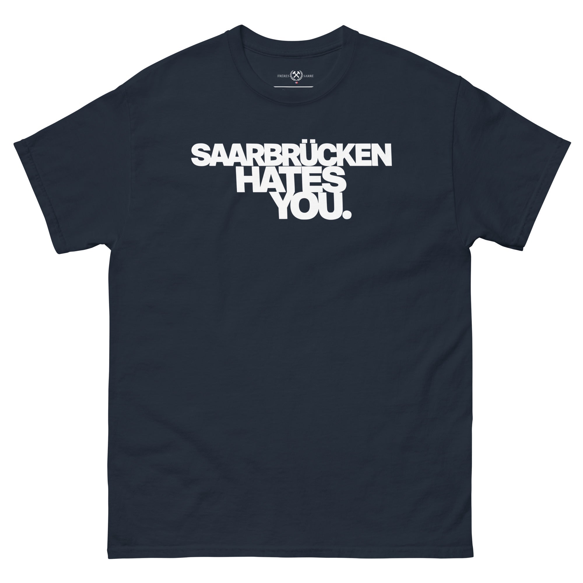 FDLS Shirt - Saarbrücken hates you navy/black - FRÈRES DE LA SARRET-ShirtS