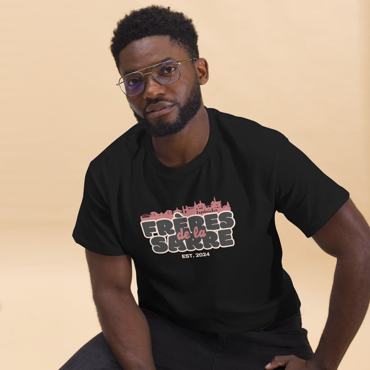 FDLS Shirt - "Skyline" - FRÈRES DE LA SARRET - ShirtSchwarz
