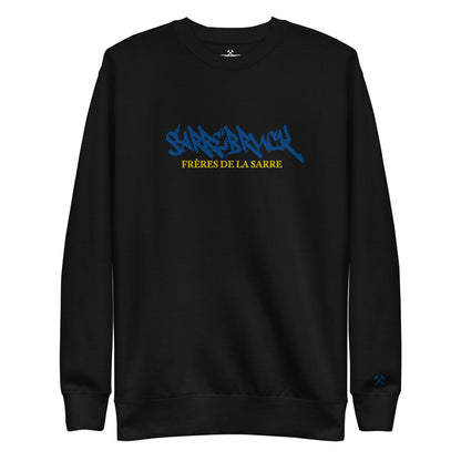 FDLS Sweater - "Bleu et Noir Streetart" - FRÈRES DE LA SARRESweater