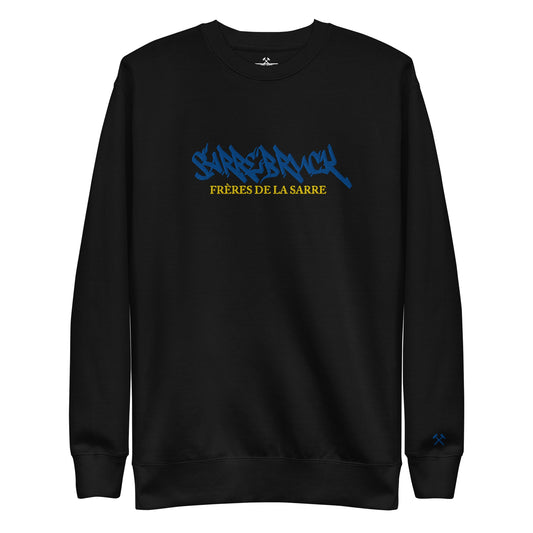 FDLS Sweater - "Bleu et Noir Streetart" - FRÈRES DE LA SARRESweater