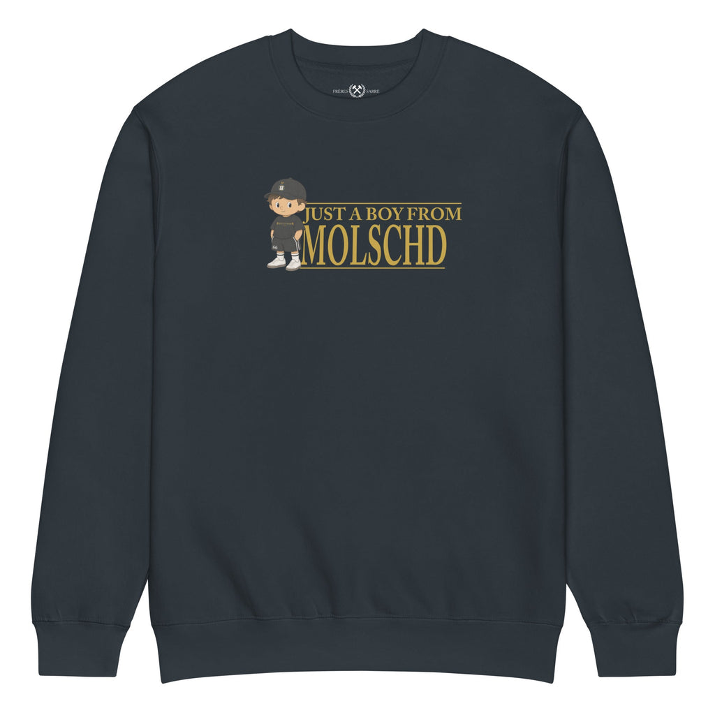 FDLS Sweater - Just a Boy from Molschd navy - FRÈRES DE LA SARRESweater