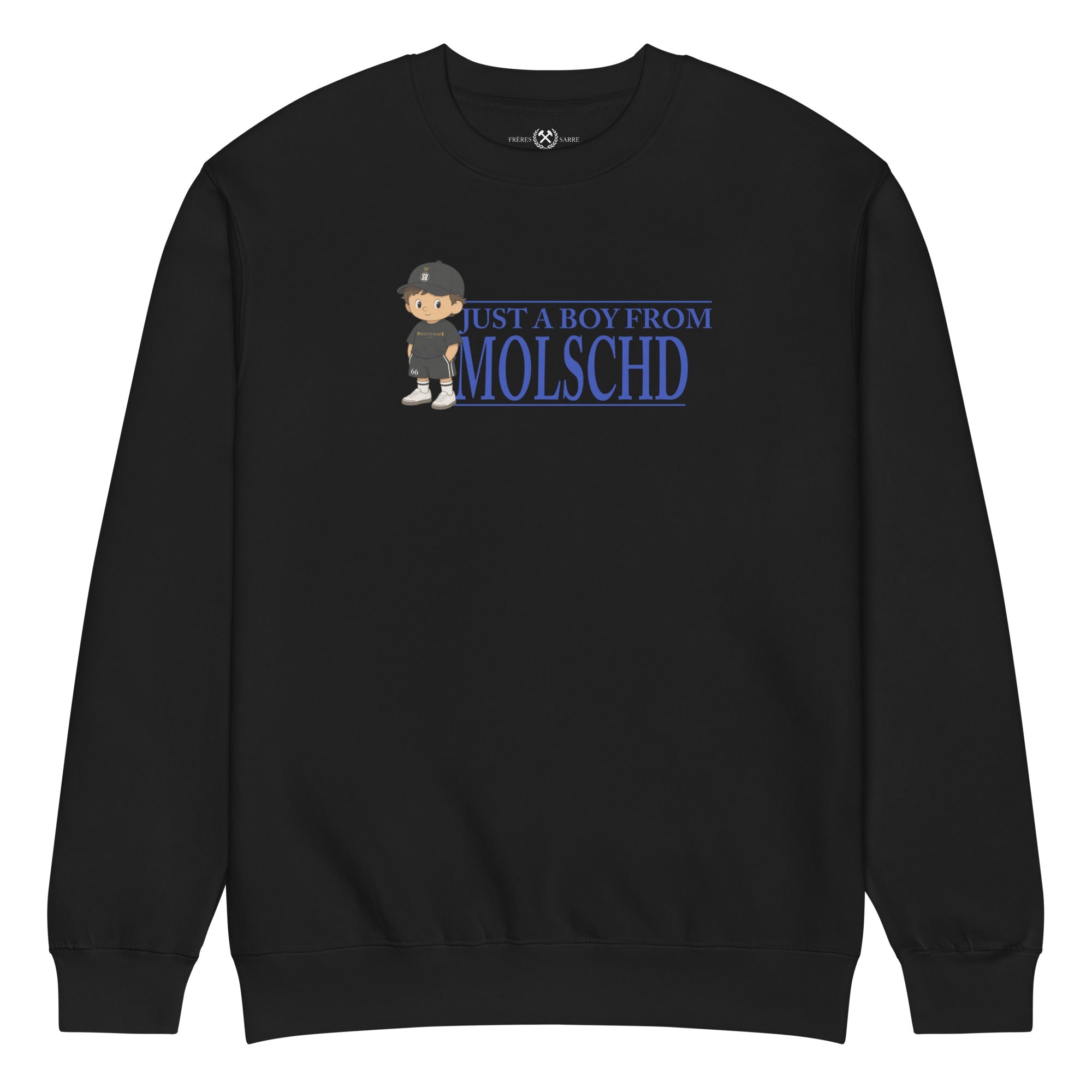 FDLS Sweater - Just a Boy from Molschd schwarz - FRÈRES DE LA SARRESweater