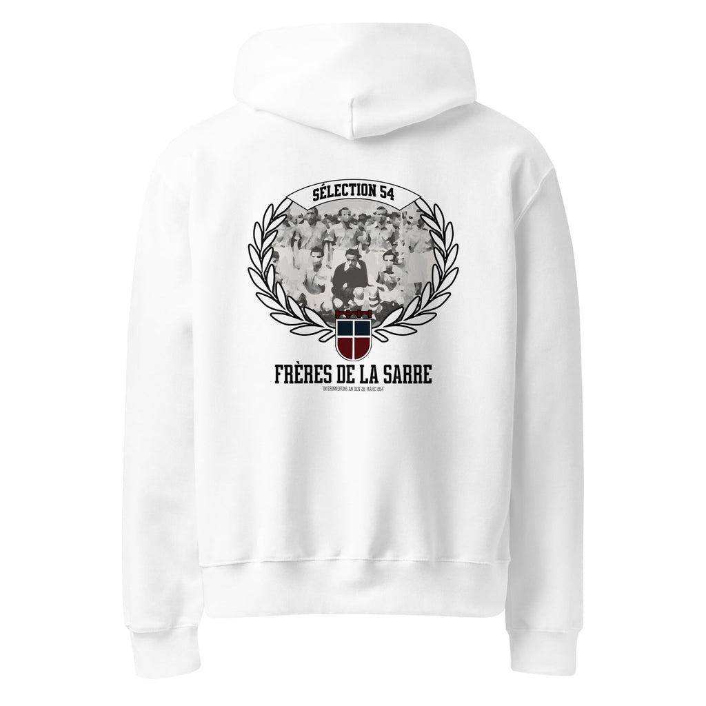 Frères de la Sarre Hoodie - L´equipe weiß - FRÈRES DE LA SARREHoodieWeiß