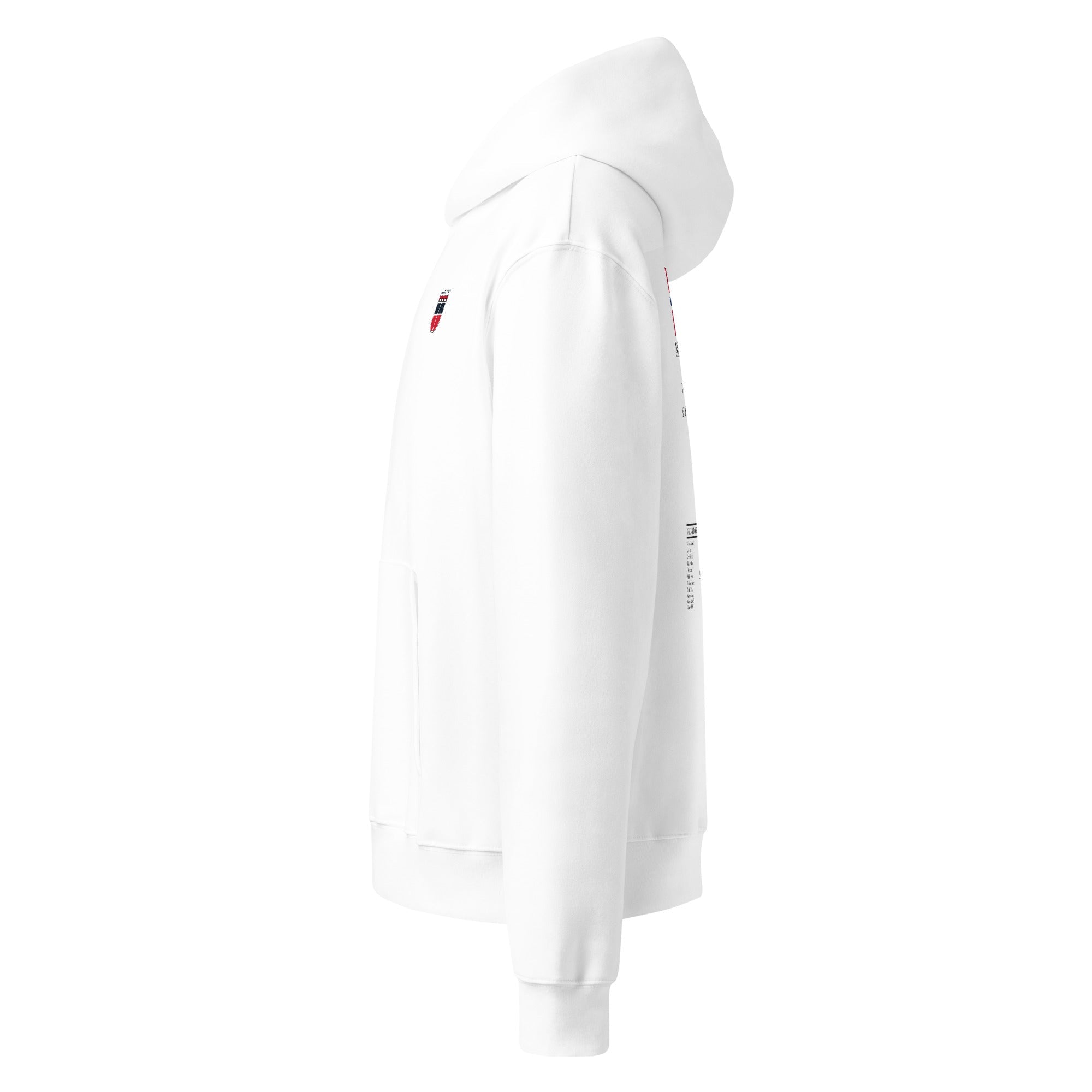 Frères de la Sarre Hoodie - Saarland vs Norwegen weiß - FRÈRES DE LA SARREHoodieWeiß
