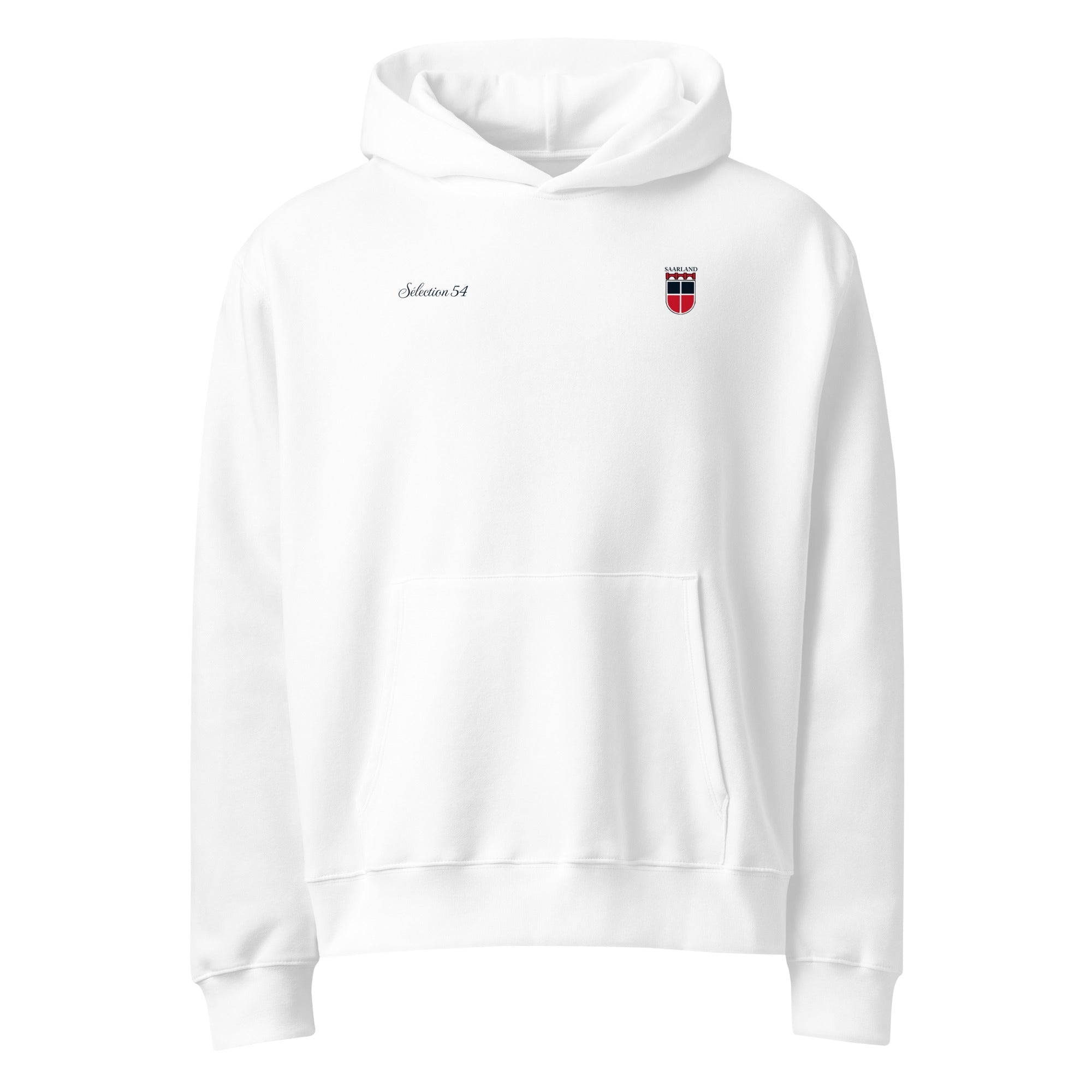 Frères de la Sarre Hoodie - Saarland vs Norwegen weiß - FRÈRES DE LA SARREHoodieWeiß
