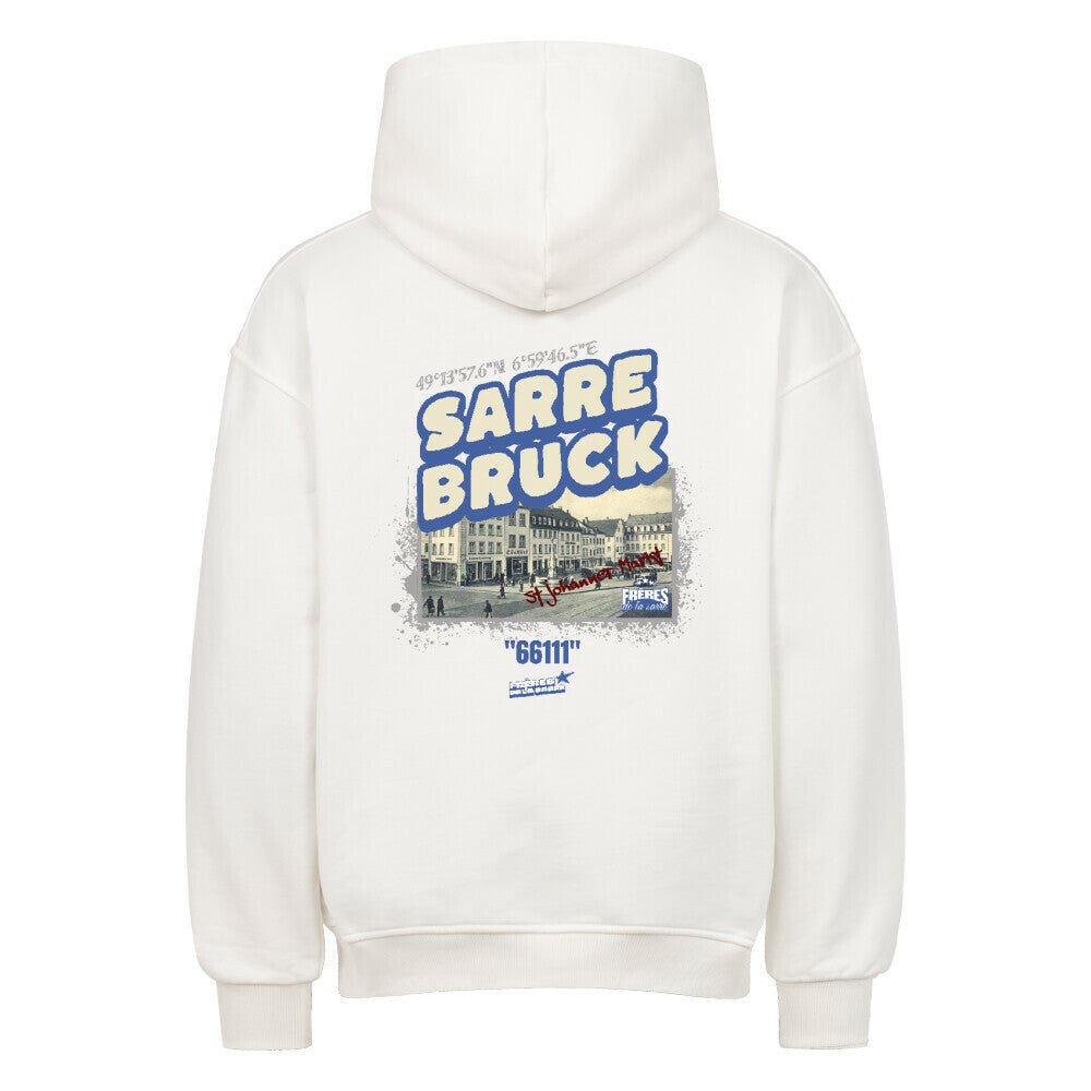 Frères de la Sarre Hoodie - St. Johanner Markt - FRÈRES DE LA SARREHoodieWeiß