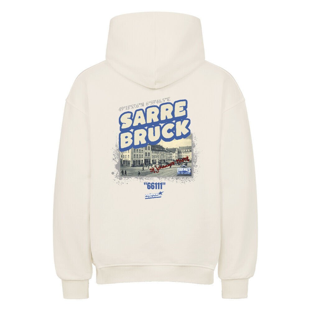 Frères de la Sarre Hoodie - St. Johanner Markt - FRÈRES DE LA SARREHoodieNatural Raw