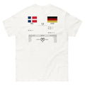 Frères de la Sarre Shirt - Saarland vs Deutschland weiß - FRÈRES DE LA SARRET-Shirt