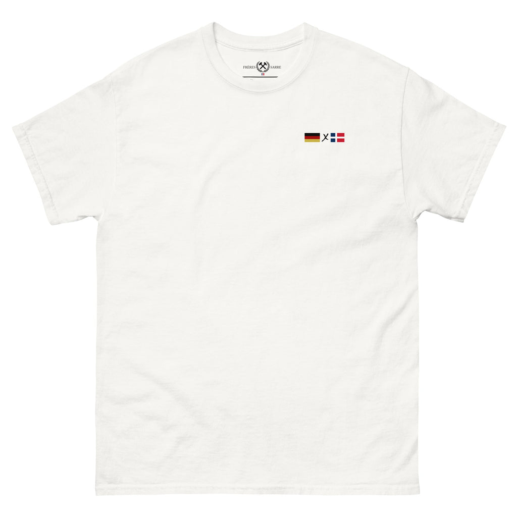 Frères de la Sarre Shirt - Saarland vs Deutschland weiß - FRÈRES DE LA SARRET-Shirt