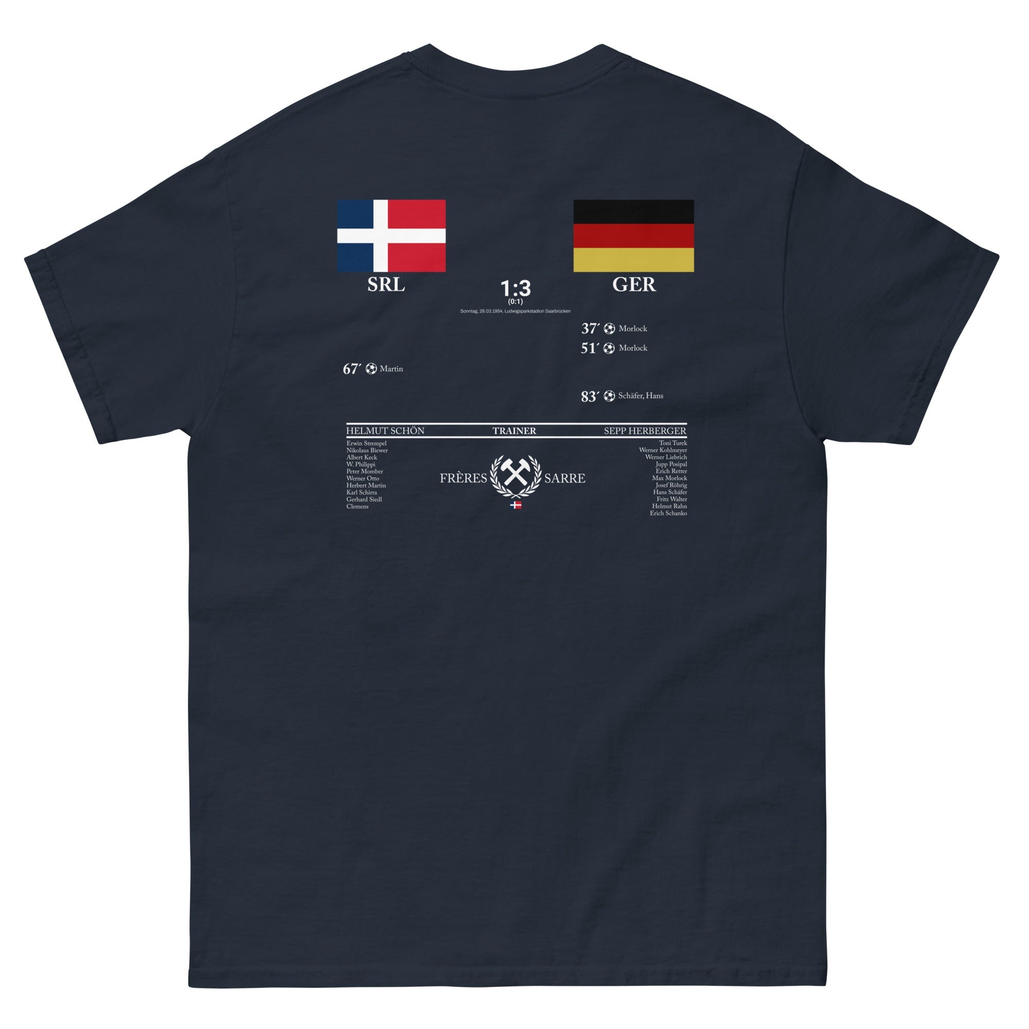 Frères de la Sarre Shirt - Saarland vs Deutschland - FRÈRES DE LA SARRET-ShirtS