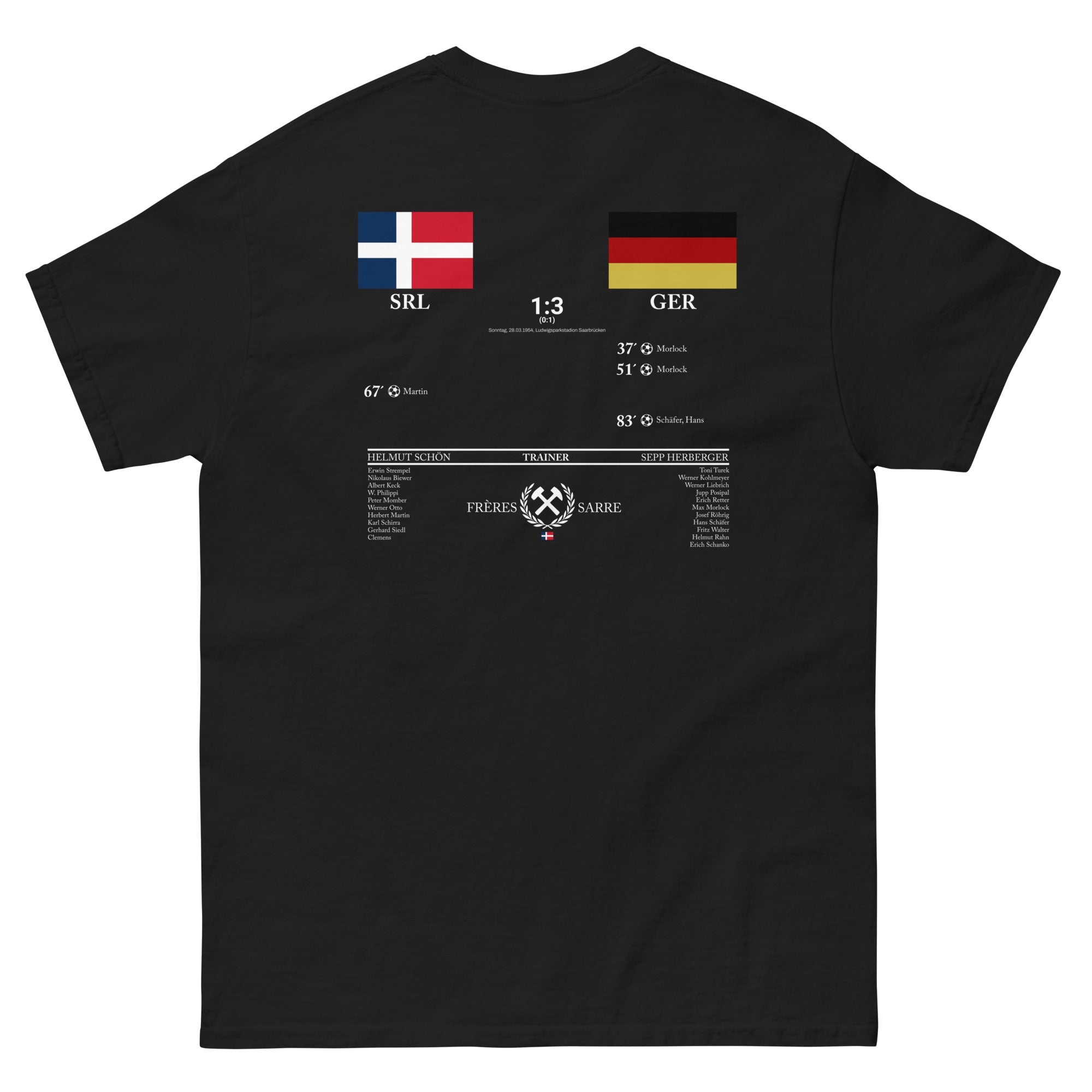 Frères de la Sarre Shirt - Saarland vs Deutschland - FRÈRES DE LA SARRET-ShirtS