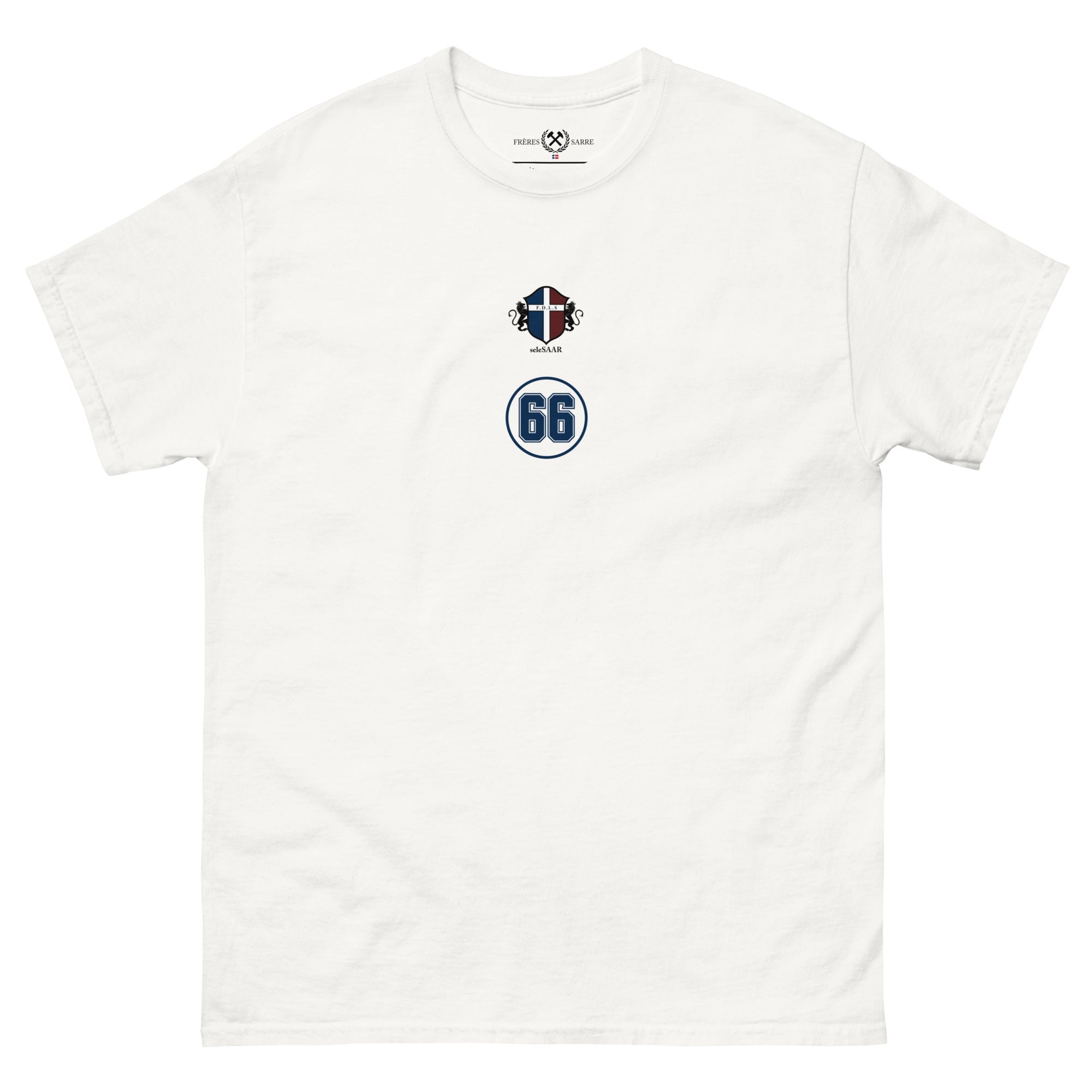Frères de la Sarre Shirt - seleSAAR Nr. 66 weiß - FRÈRES DE LA SARRET-Shirt