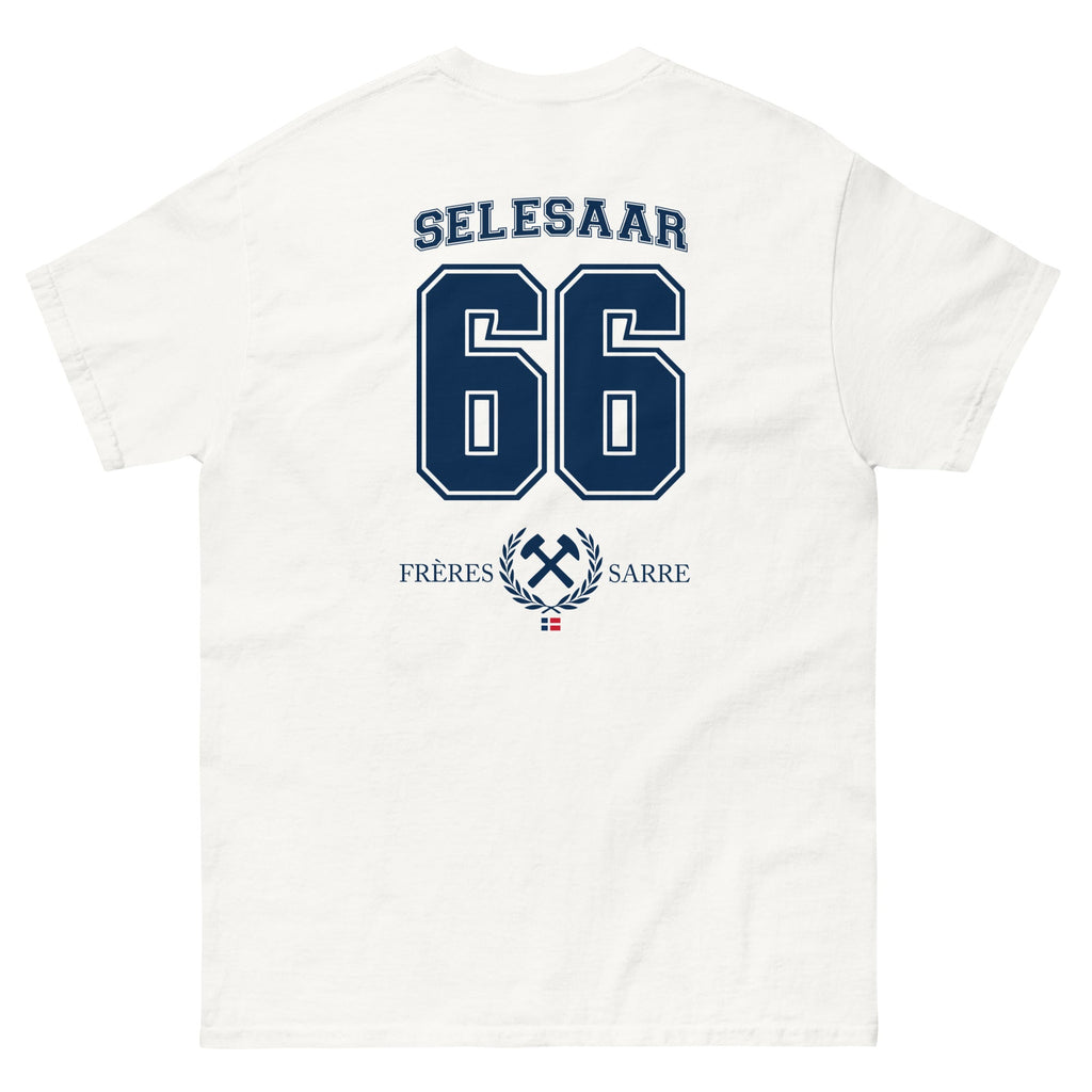 Frères de la Sarre Shirt - seleSAAR Nr. 66 weiß - FRÈRES DE LA SARRET-Shirt