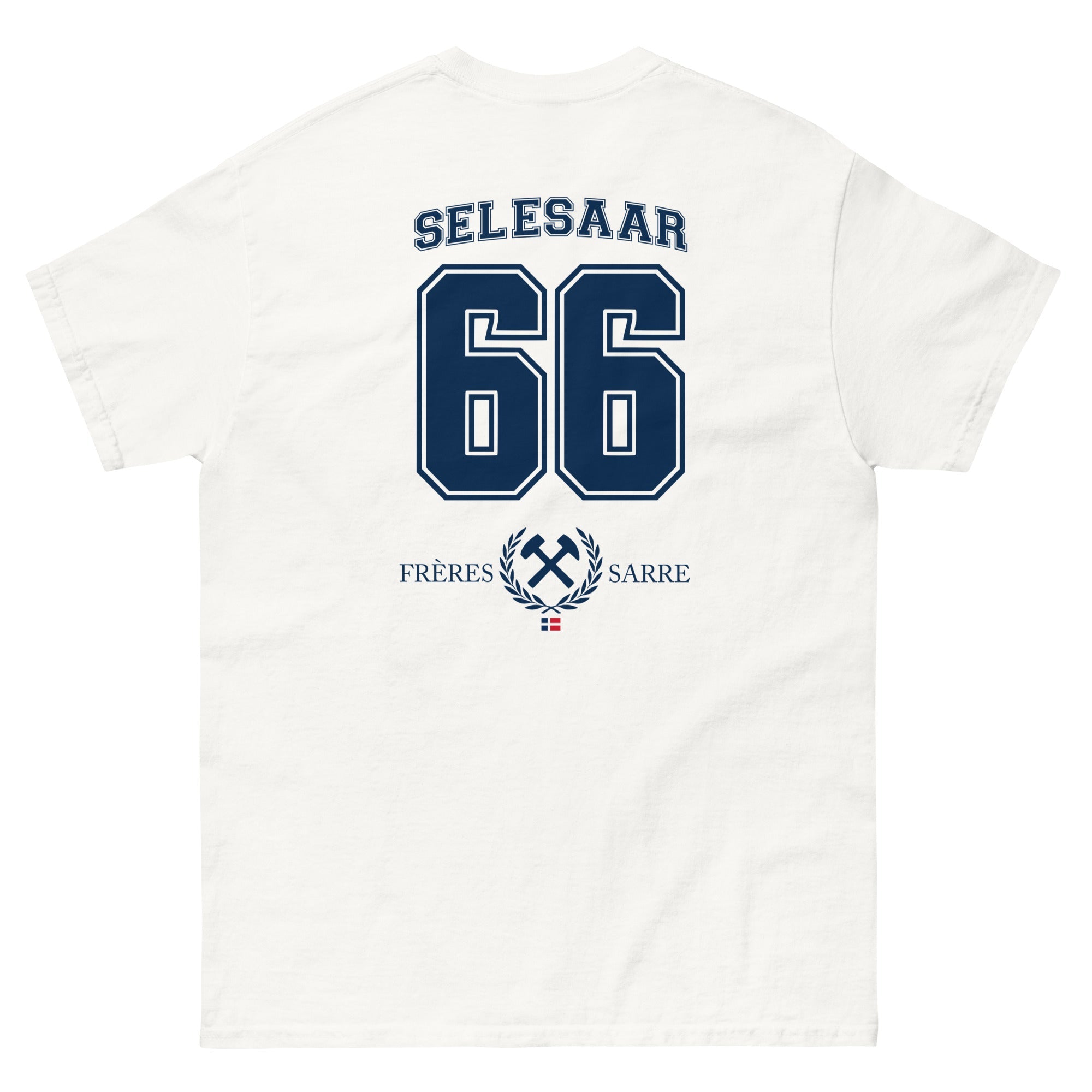 Frères de la Sarre Shirt - seleSAAR Nr. 66 weiß - FRÈRES DE LA SARRET-Shirt