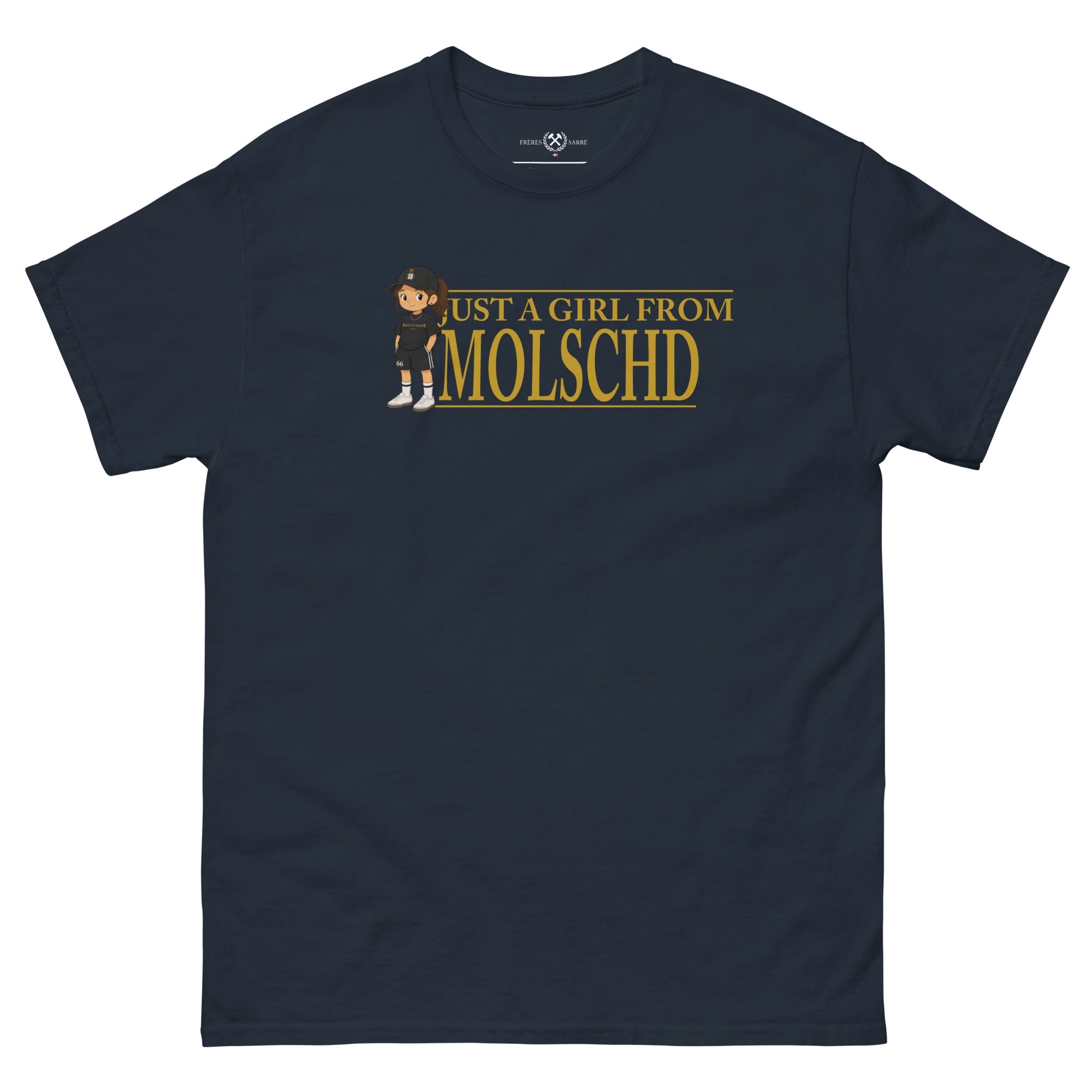 SDLS Shirt - Just a Girl from Molschd navy - FRÈRES DE LA SARRET-Shirt